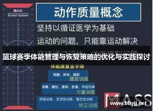 篮球赛季体能管理与恢复策略的优化与实践探讨